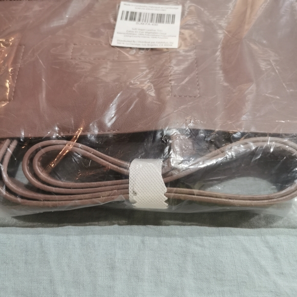 Soft Vegan Leather Tote - Picture 10 of 10